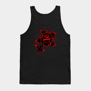 HomeSchoolTattoo Rose Tank Top